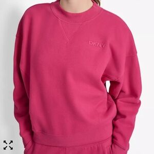 NWT DKNY hot pink sweatshirt